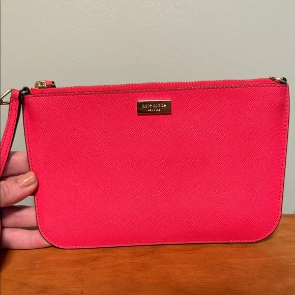 Kate Spade Vibrant Pink Clutch - Picture 1 of 7